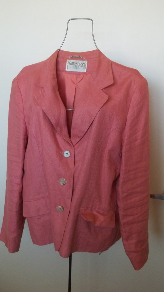 peach jacket 80s - Gem