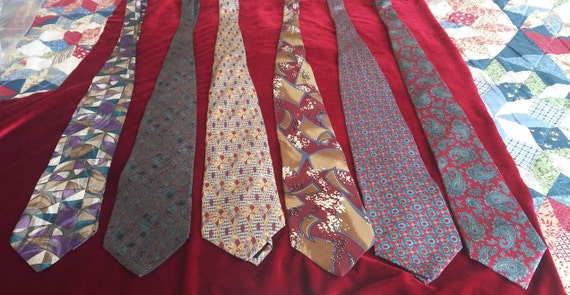 Men's vintage silk ties.