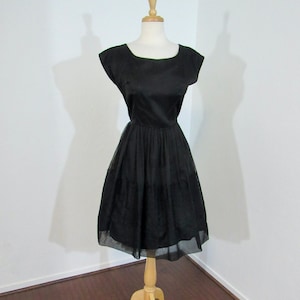 Soft, Lovely, 1950s Black Dress for All Seasons & Occasions