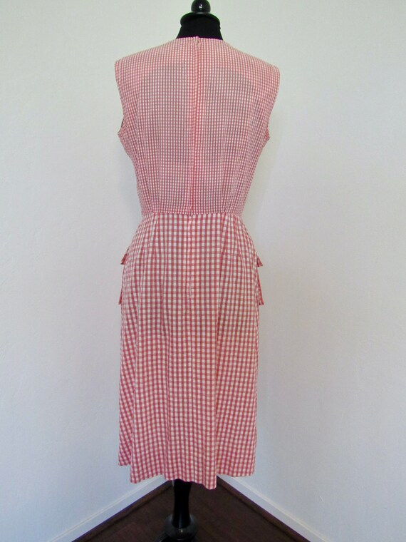Early 1960s, Cool, Casual & Sassy, Coral, Checked… - image 6