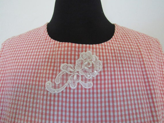 Early 1960s, Cool, Casual & Sassy, Coral, Checked… - image 4