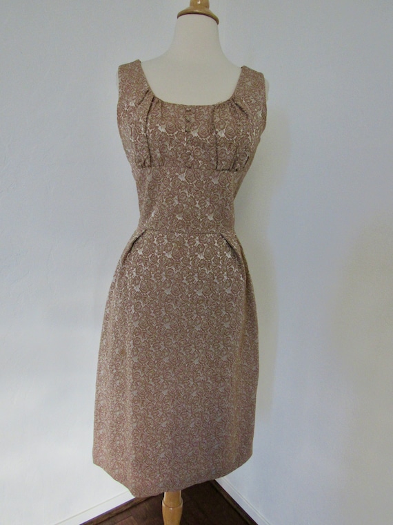 Classic, Curve-hugging, 1950s, Cocoa & Silver Bro… - image 2