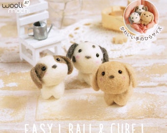 Cutie Trio - Puppies Needle Felting Kit