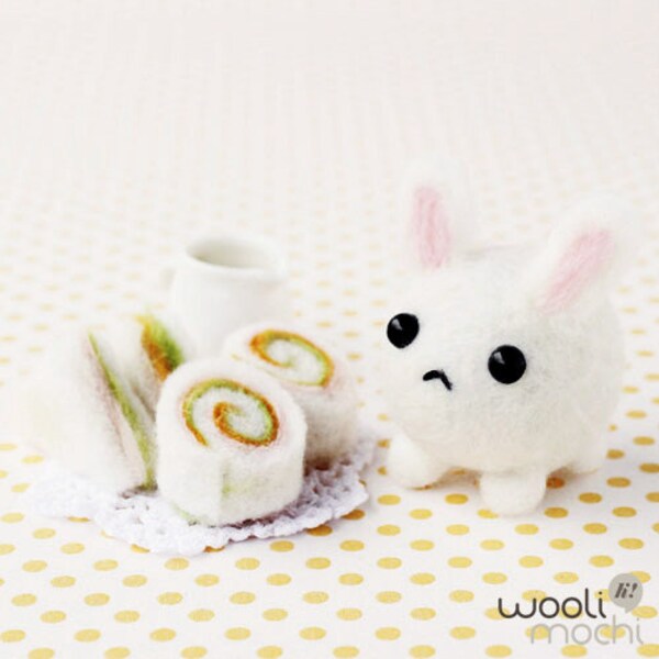Bunny & Sandwiches Brunch Needle Felting Kit