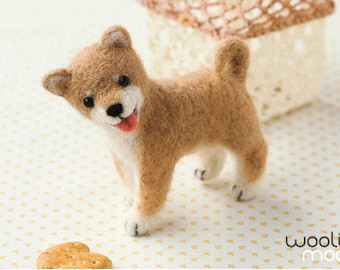 Miniature Shiba Needle Felting Kit