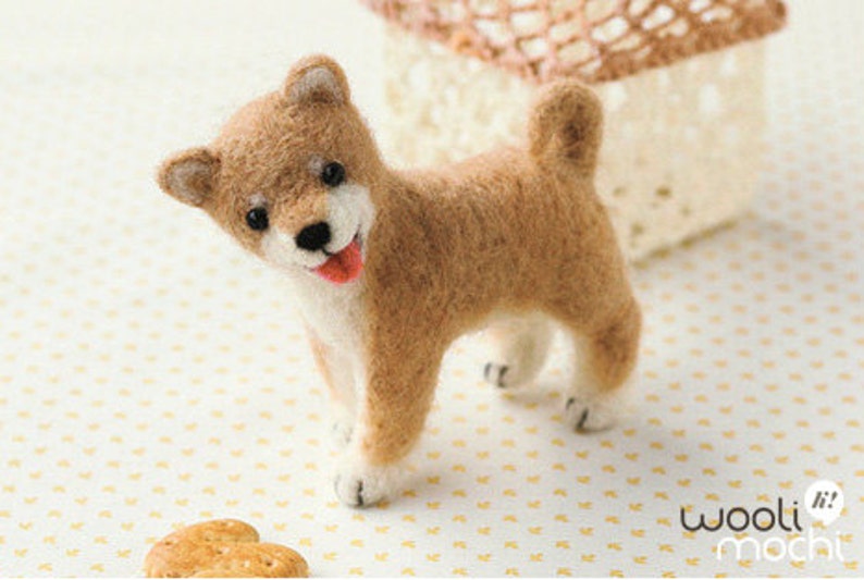 Miniature Shiba Needle Felting Kit image 1