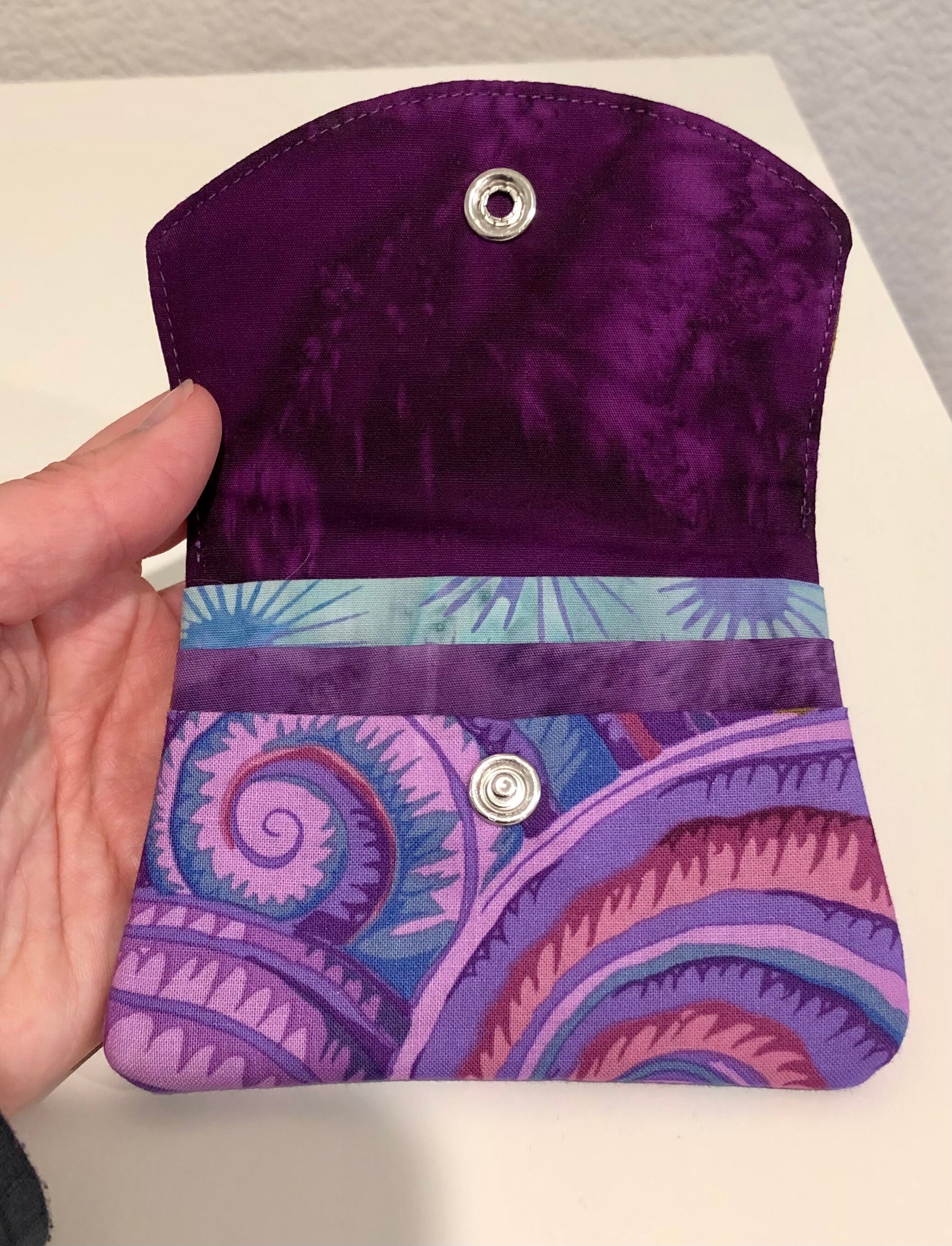 Little Wallet 4.5 X 3.5 Fabric Wallet Credit Card Holder Wallet Gift