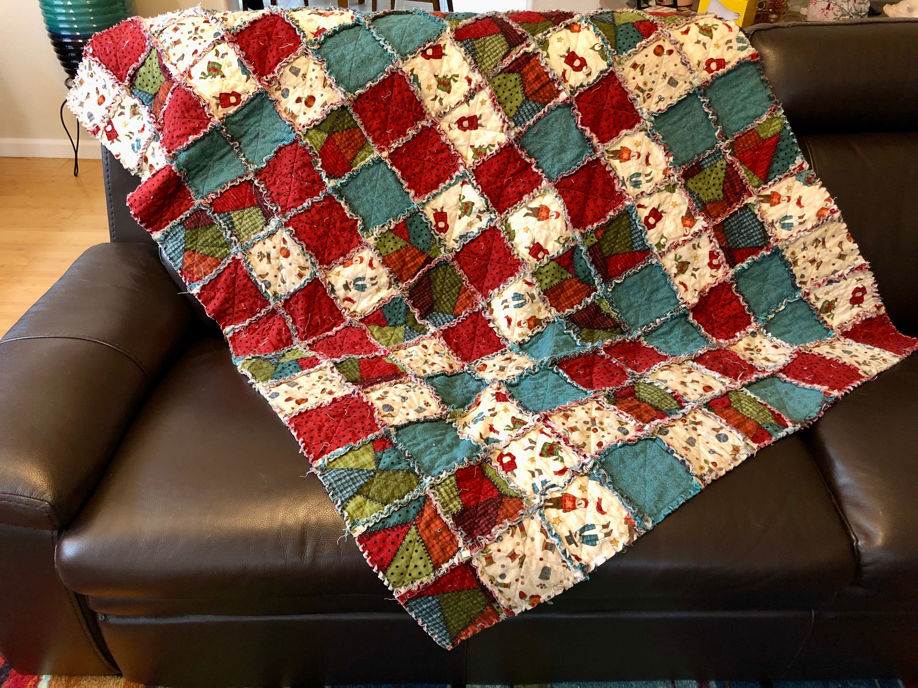 flannel rag blanket