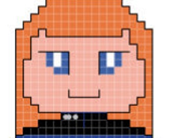Star Trek the Next Generation: Dr. Crusher character Cross Stitch Pattern *PATTERN ONLY*