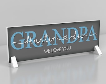 Personalized Gift for Grandpa, Grandpa Gift From Kids, Fathers Day Gift for Grandpa, Grandpa Gift Idea, Grandpa Sign