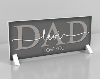 Personalized Fathers Day Gift, Dad Gift From Kids, Dad Gift Idea, Dad Sign