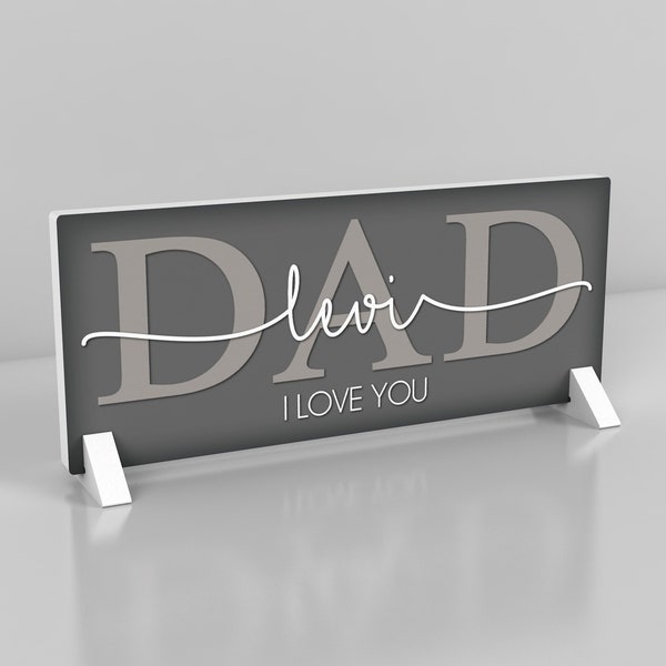 Personalized Fathers Day Gift, Dad Gift From Kids, Dad Gift Idea, Dad Sign
