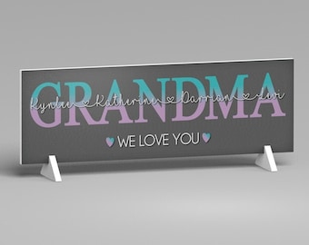 Personalized Mother's Day Gift, Grandma Gift From Kids, Mothers Day Gift for Grandma, Grandma Gift Idea, Grandma Sign