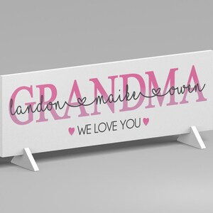 Mothers Day Gift for Grandma Gift Idea, Grandma Sign Gift From Kids, Home Decor for Grandma image 7