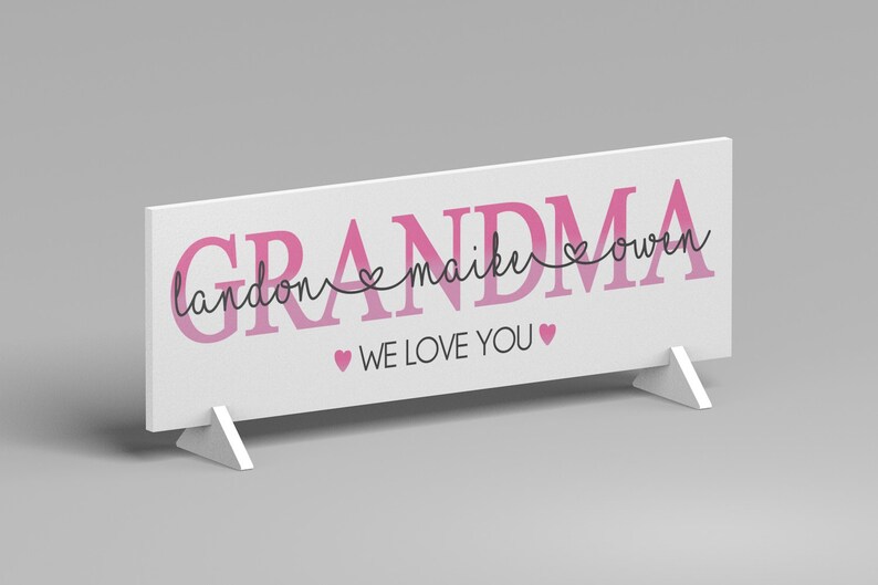 Mothers Day Gift for Grandma Gift Idea, Grandma Sign Gift From Kids, Home Decor for Grandma image 7