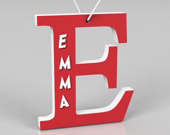 Personalized Kids Christmas Ornament