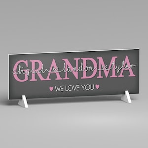 Personalized Mother&#39;s Day Gift, Grandma Gift From Kids, Mothers Day Gift for Grandma, Grandma Gift Idea, Grandma Sign