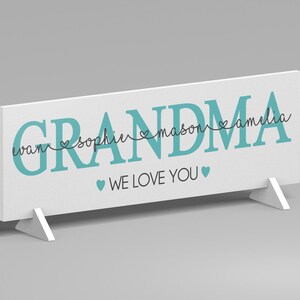 Mothers Day Gift for Grandma Gift Idea, Grandma Sign Gift From Kids, Home Decor for Grandma image 6