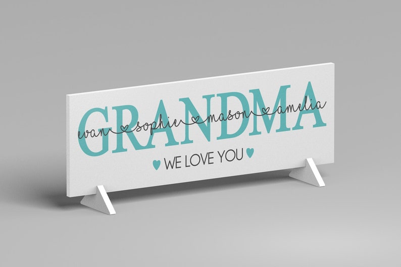 Mothers Day Gift for Grandma Gift Idea, Grandma Sign Gift From Kids, Home Decor for Grandma image 6