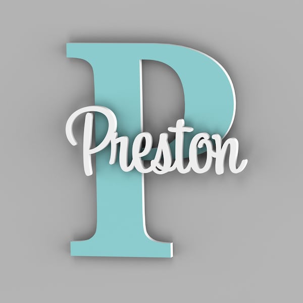 Personalized Nursery Name Sign - Custom Letters for Wall Decor - Baby Room Decor - Customized Wall Sign