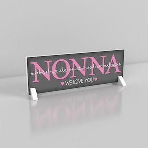 Personalized Mother&#39;s Day Gift, Nana Gift From Kids, Mothers Day Gift for Grandma, Grandma Gift Idea, Grandma Sign, Nonna Gift