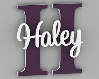 Custom Name Sign: Nursery Decor, Dorm Room Decor