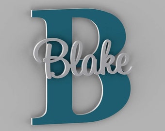 Custom Nursery Name Sign: Personalized Baby Room Decor