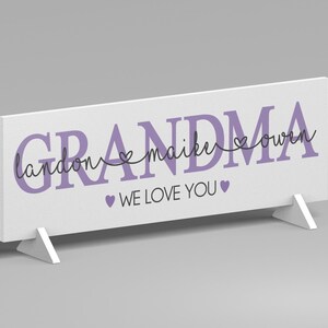 Mothers Day Gift for Grandma Gift Idea, Grandma Sign Gift From Kids, Home Decor for Grandma image 5