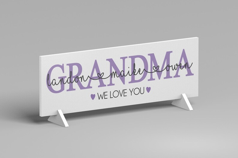 Mothers Day Gift for Grandma Gift Idea, Grandma Sign Gift From Kids, Home Decor for Grandma image 5
