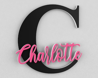 Dorm Room Custom Name Sign Gift Idea for Kids & Teens Personalized Dorm Decor Gift Idea For University and Collage Student