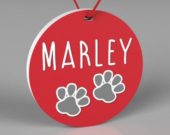 Personalized Christmas Ornament for Pets With Gift Box