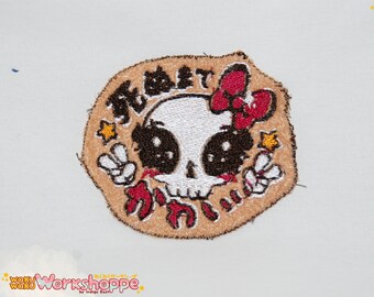 Kawaii Till Die [Special Lucky Embroidery] Japanese Embroidered Original Patch 4in (101mm)
