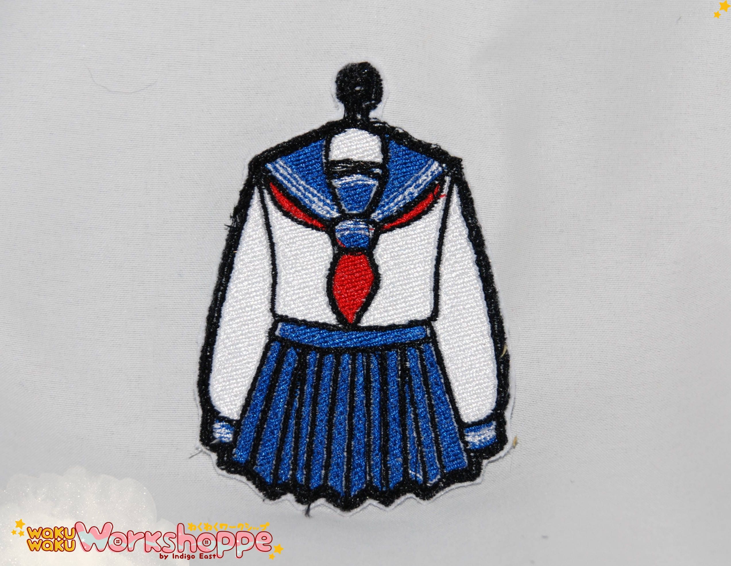 Sailor Fuku [Special Lucky Embroidery] Japanese Embroidered Original Patch 4in (96.7mm)