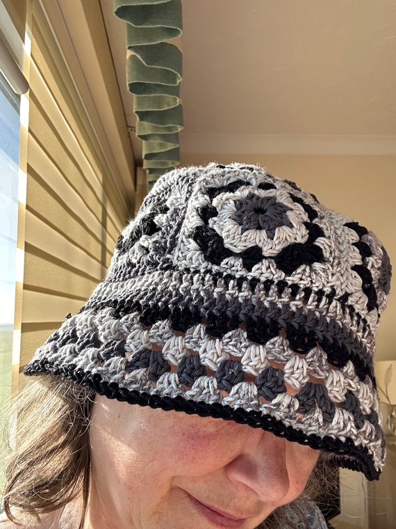 Cap Type Boho Hat OOAK Handmade Crochet Free Hand Women\'s One Size Handmade | Accessories | Beret Slouchy Type Boho Hat Ooak  main image 2