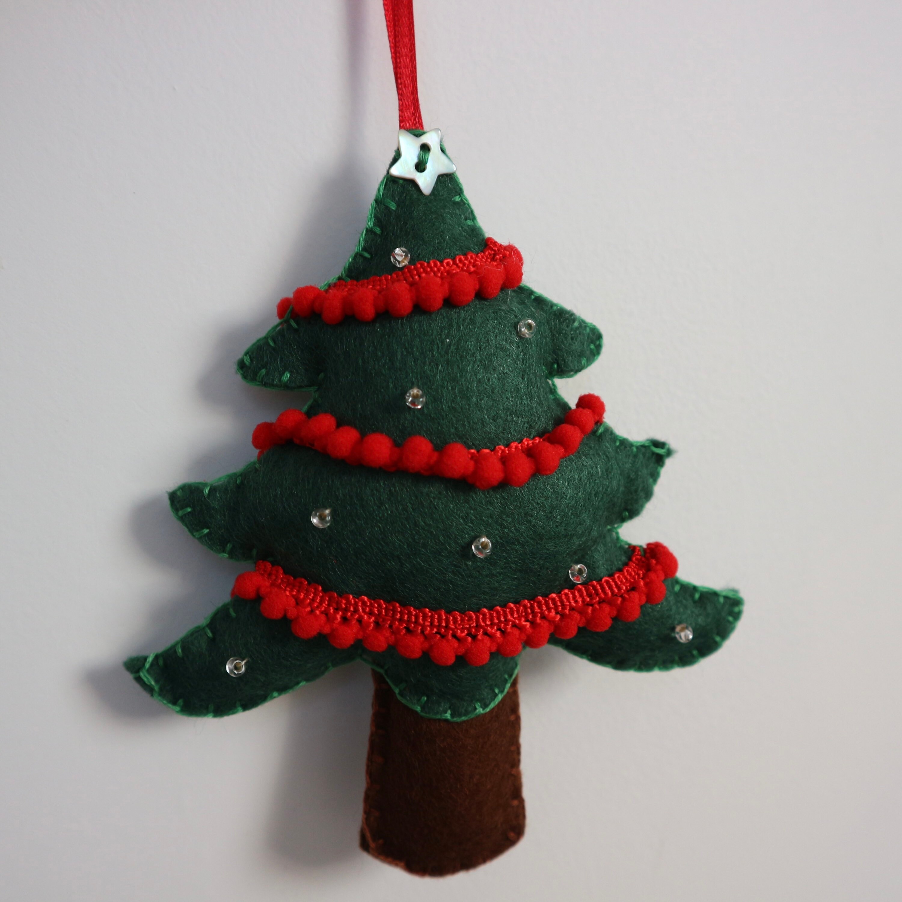 Make your own Felt Christmas Tree Decorations KIT Father | Etsy