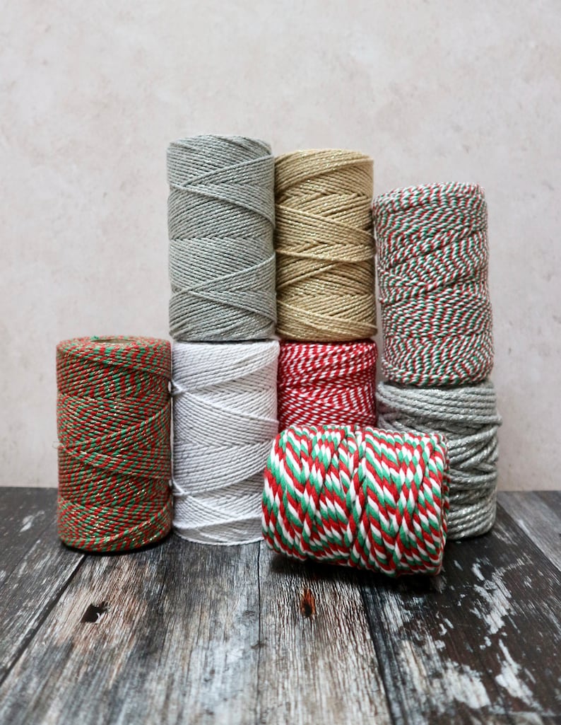 Metallic Bakers Twine 5 Metre Bundle 10 Metre Gift Wrap Etsy UK