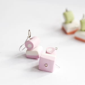 Dolly Mixture Earrings, Cute Pastel Earrings, Pastel Goth Accessories, Dolly Mix Sweet Earrings, Pastel Coloured