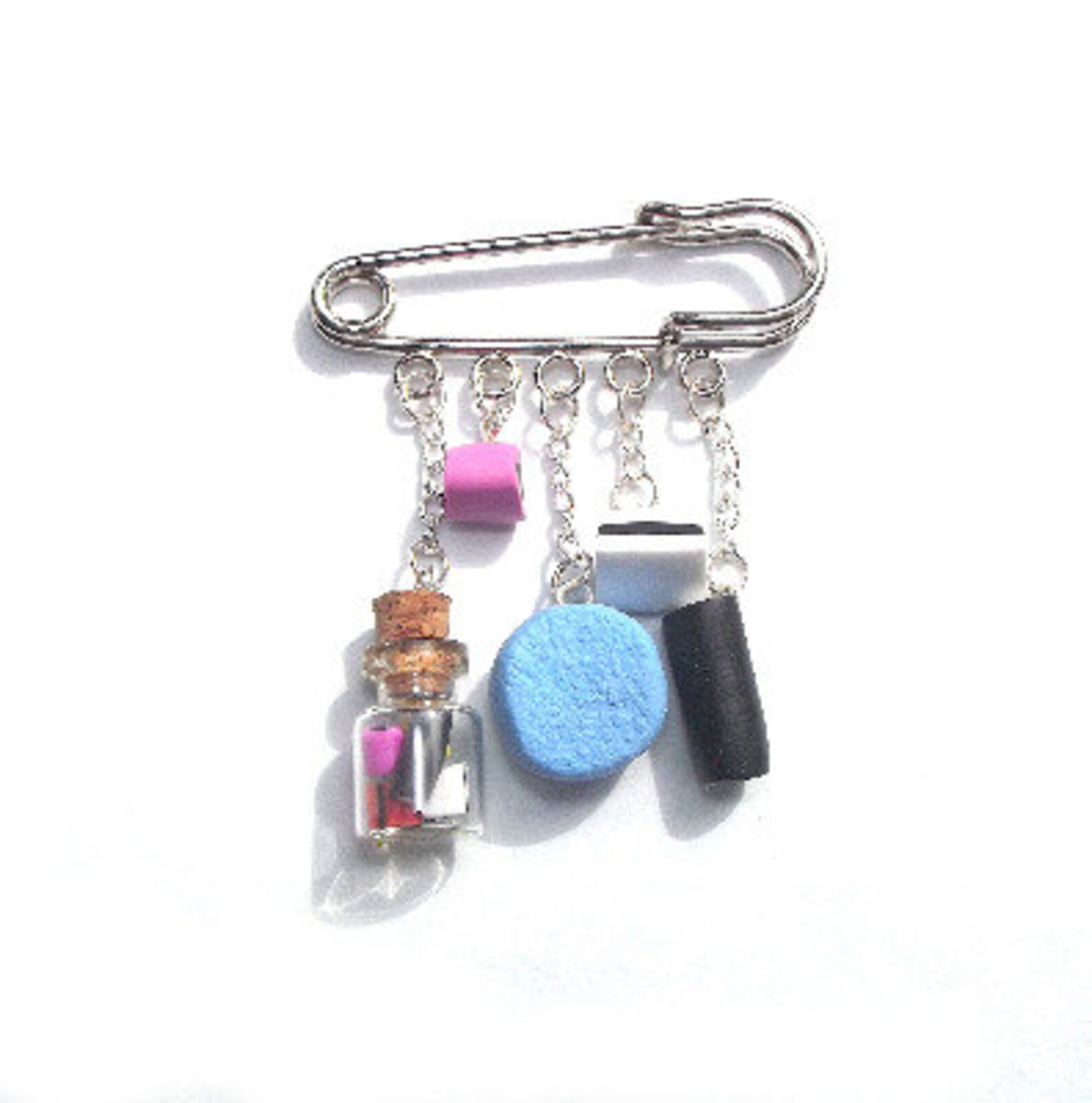 Liquorice Allsorts Sweetie Brooch Miniature Charms With Tiny Etsy UK