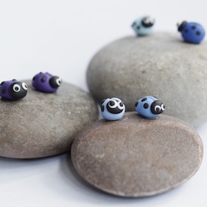 Ladybirds on a Stone Ornament - Ladybird Gift - Cute Home Accessories- Ladybug Ladybird -Cute Beetle - Perfect Present - Teacher Gift