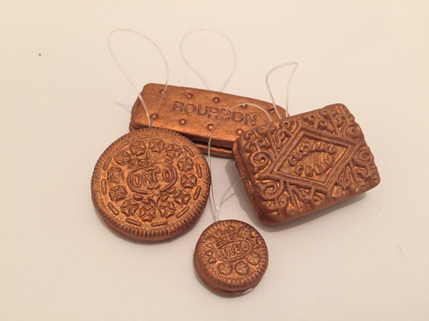 Gold Silver Bronze Biscuit Christmas Tree Decorations - Etsy UK