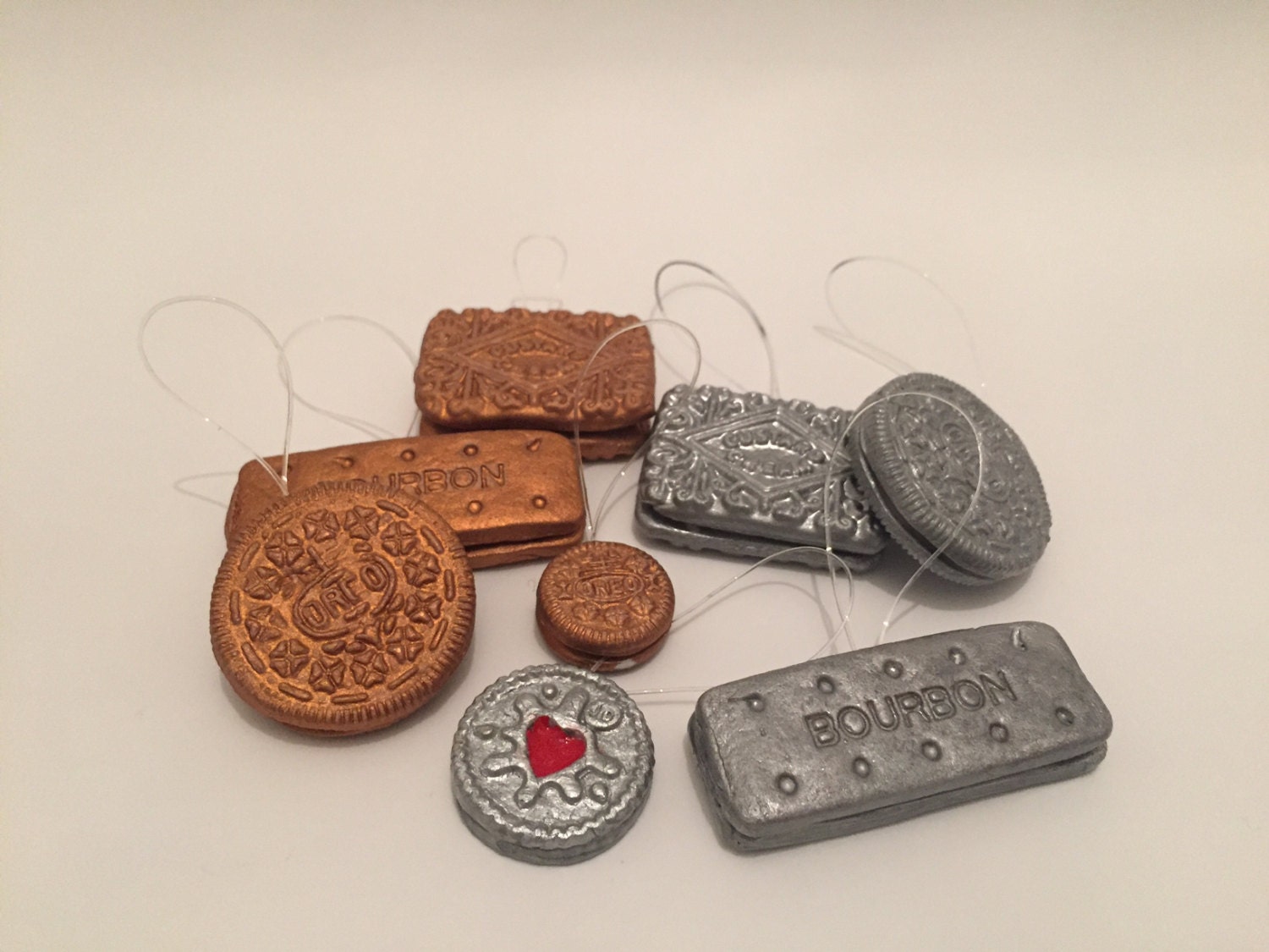 Gold Silver Bronze Biscuit Christmas Tree Decorations - Etsy UK