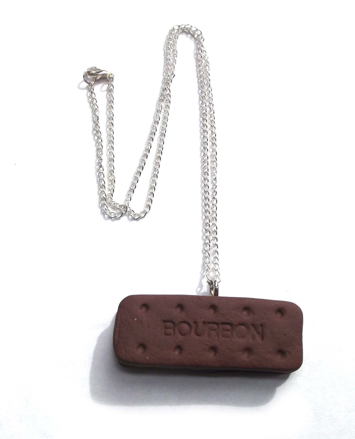 Collana Con Piastrine Di Argilla, Perle Di Fiume E Orsetto In Madreperla – Valentina Arfe Design - Foto 3