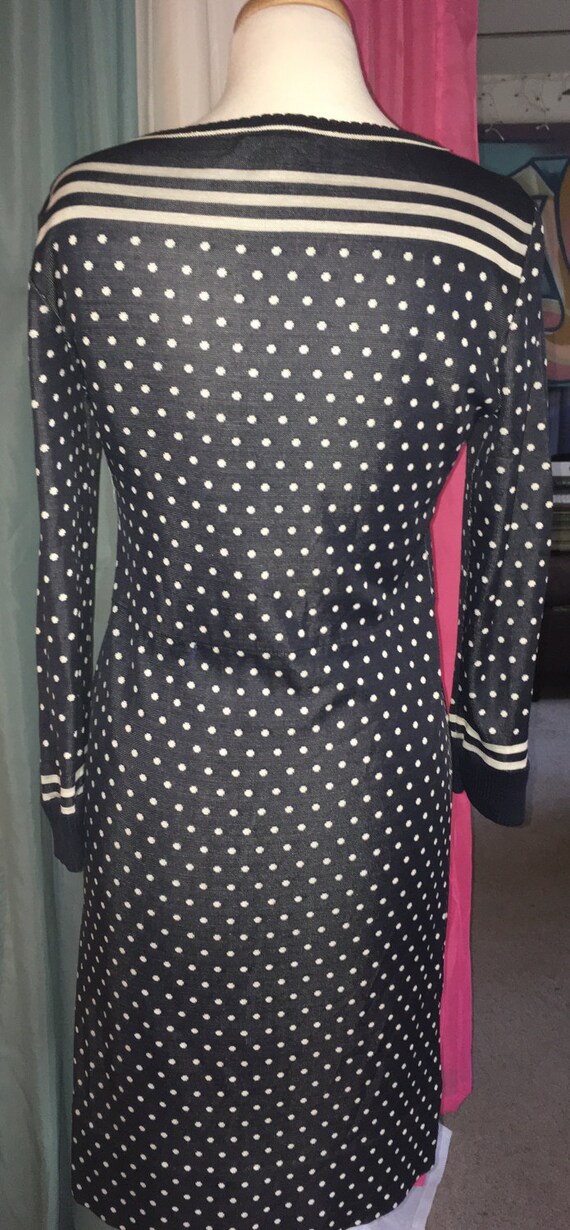 Winter Polka Dot Dress - image 2