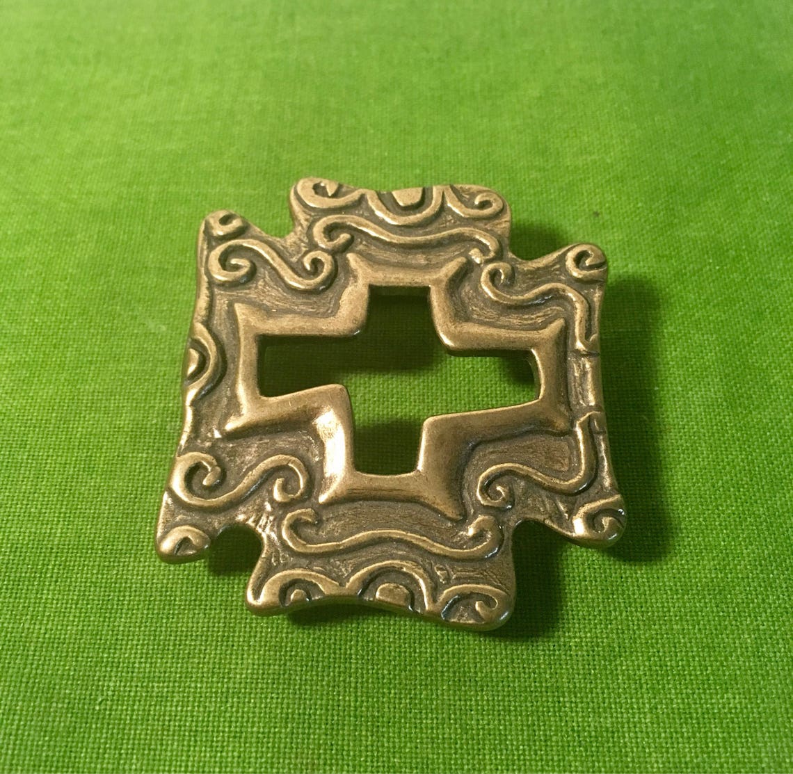 Brass Gothic Cross Belt Buckle Etsy Israel