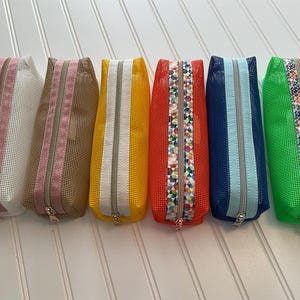 Boxy Bag  Pencil Bag Pencil Case Makeup Bag Cosmetic Bag Travel Bag