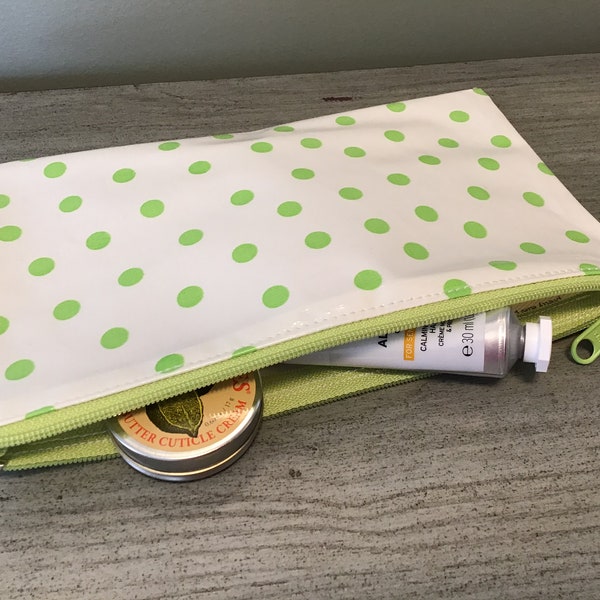 Makeup Bag Oilcloth Pouch Pencil Pouch