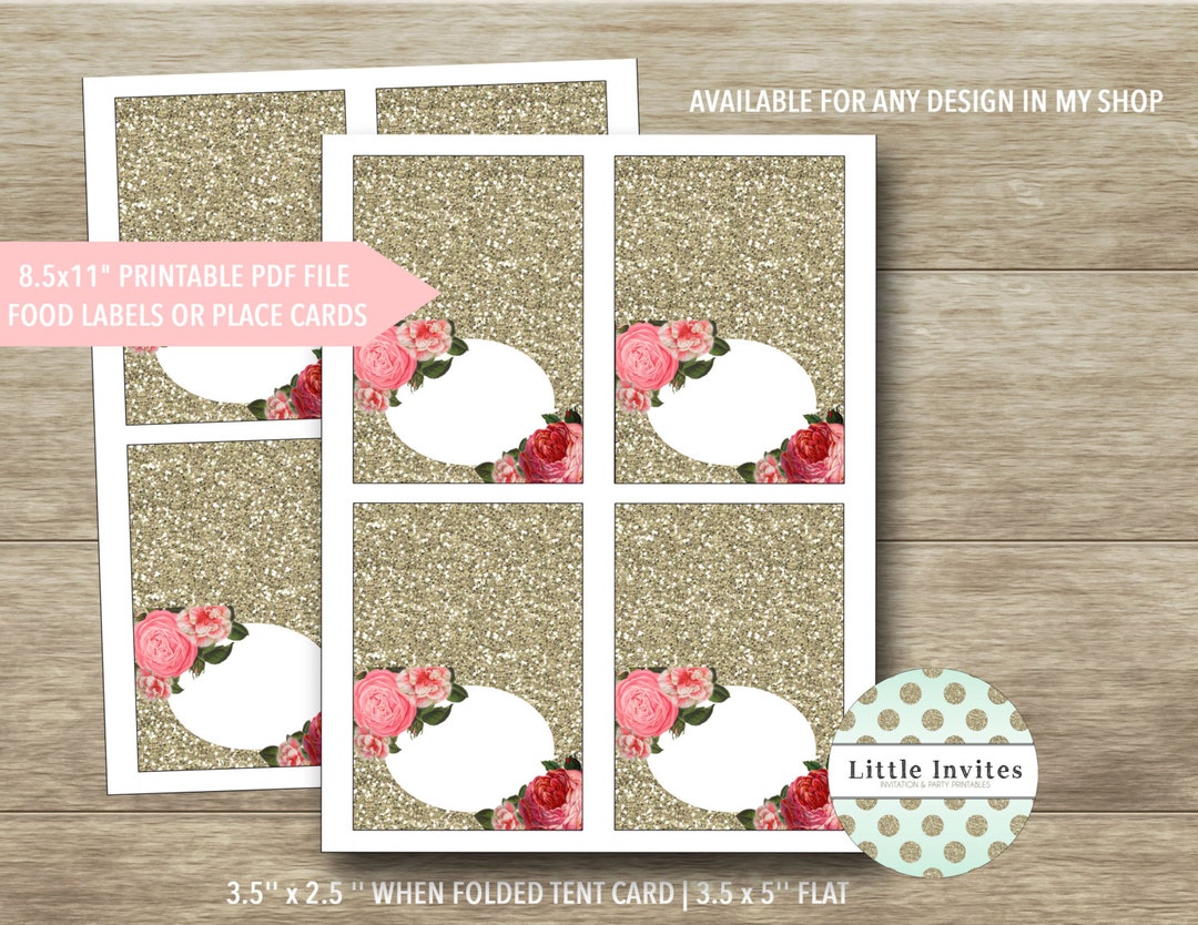 Place Cards/place Card/place Cards Printable/matching Place Cards/place ...