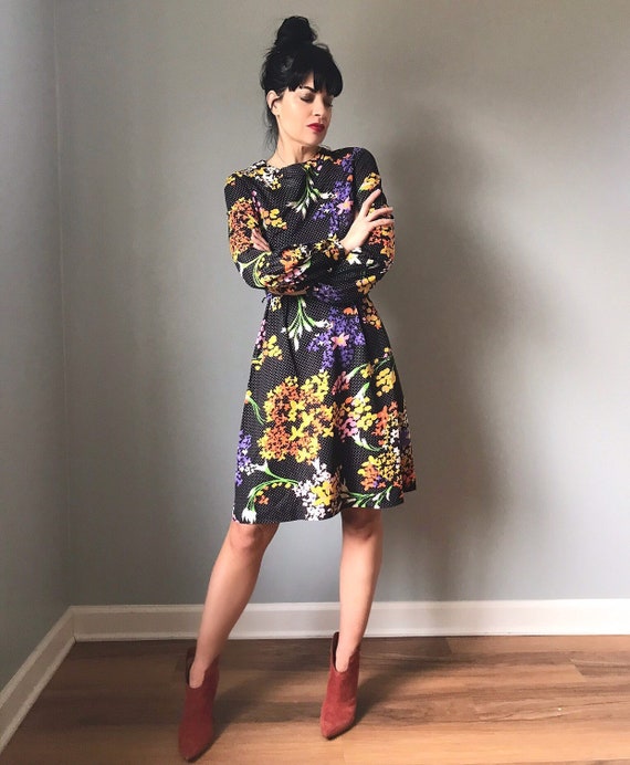 vintage polyester dress