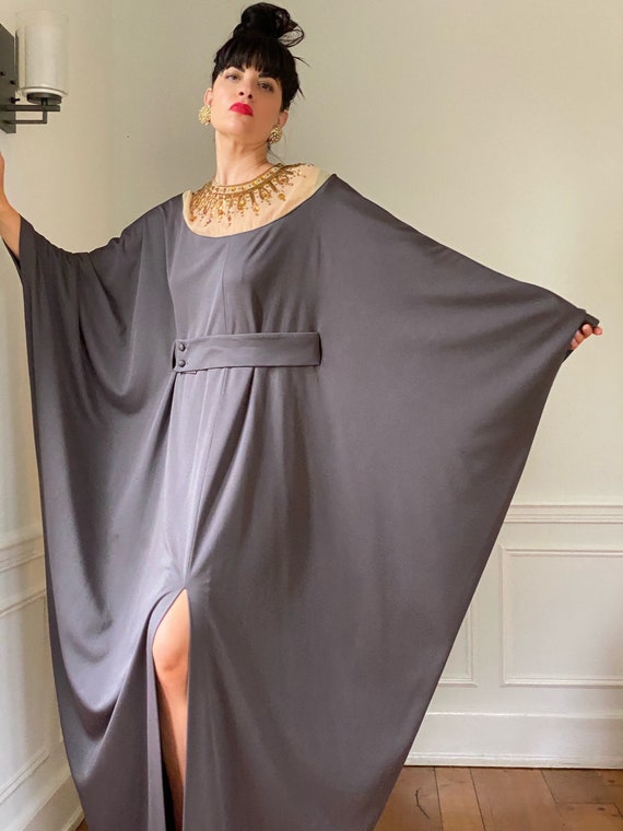 70s LILLI DIAMOND of California kaftan dress | mo… - image 1