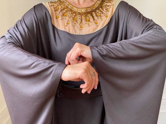 70s LILLI DIAMOND of California kaftan dress | mo… - image 3